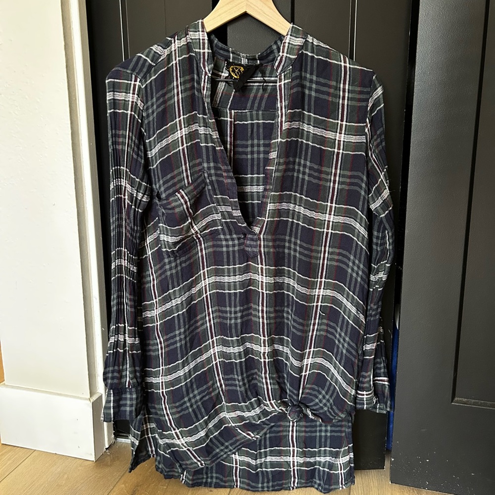 planet blue flannel